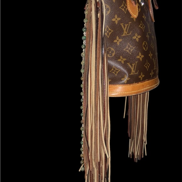 Louis Vuitton Petit Bucket French Tote Vintage Boho Original Authentic & Unique. - Picture 10 of 13